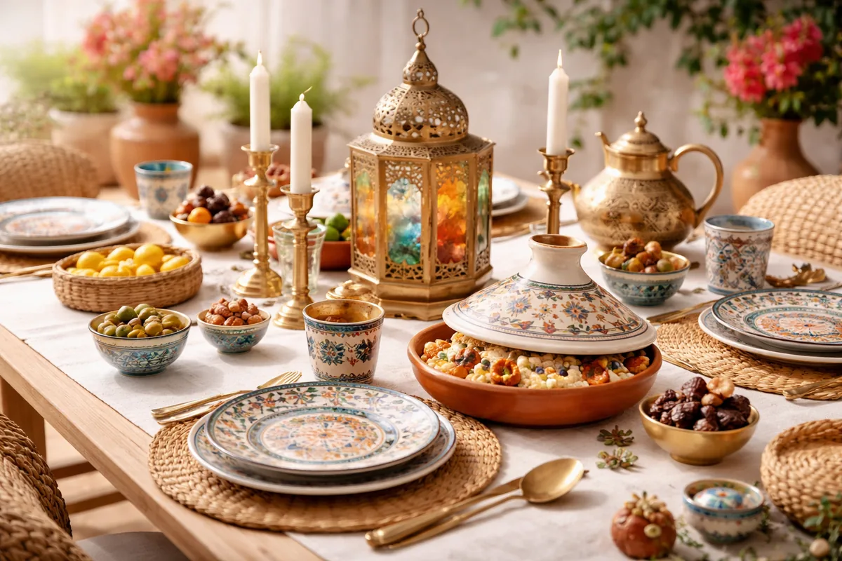Comment décorer votre table avec des objets de l'artisanat marocain ?