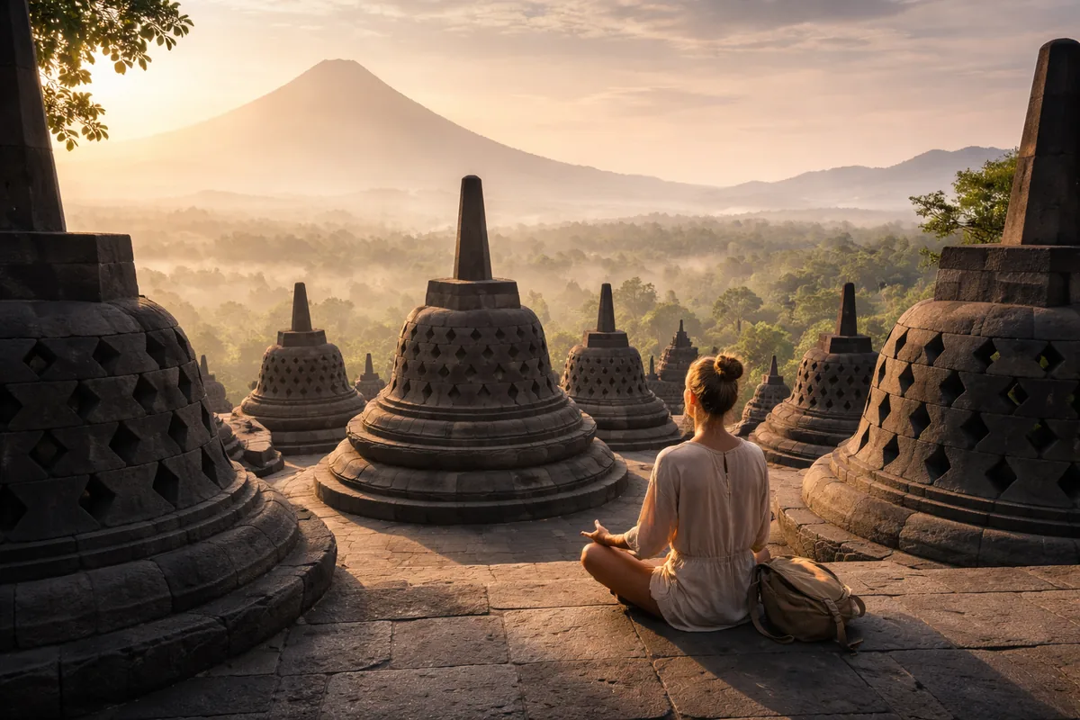 Comment Borobudur offre une expérience spirituelle transformative lors d'un voyage en Asie
